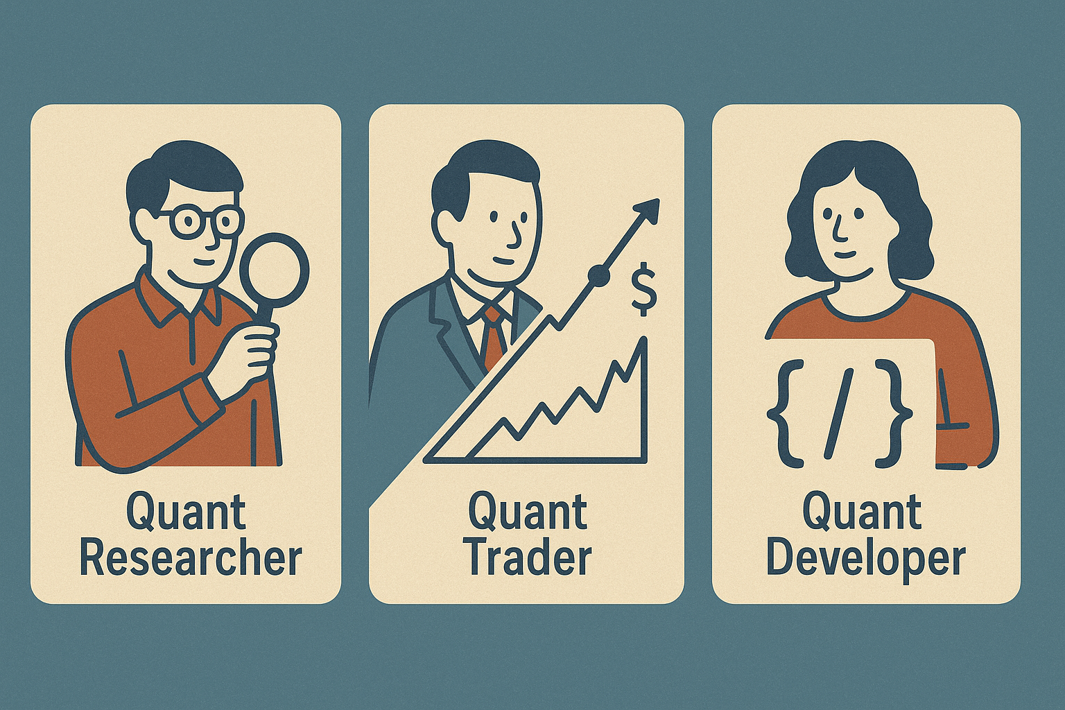What Quant Researchers, Quant Traders, and Quant Developers Actually Do